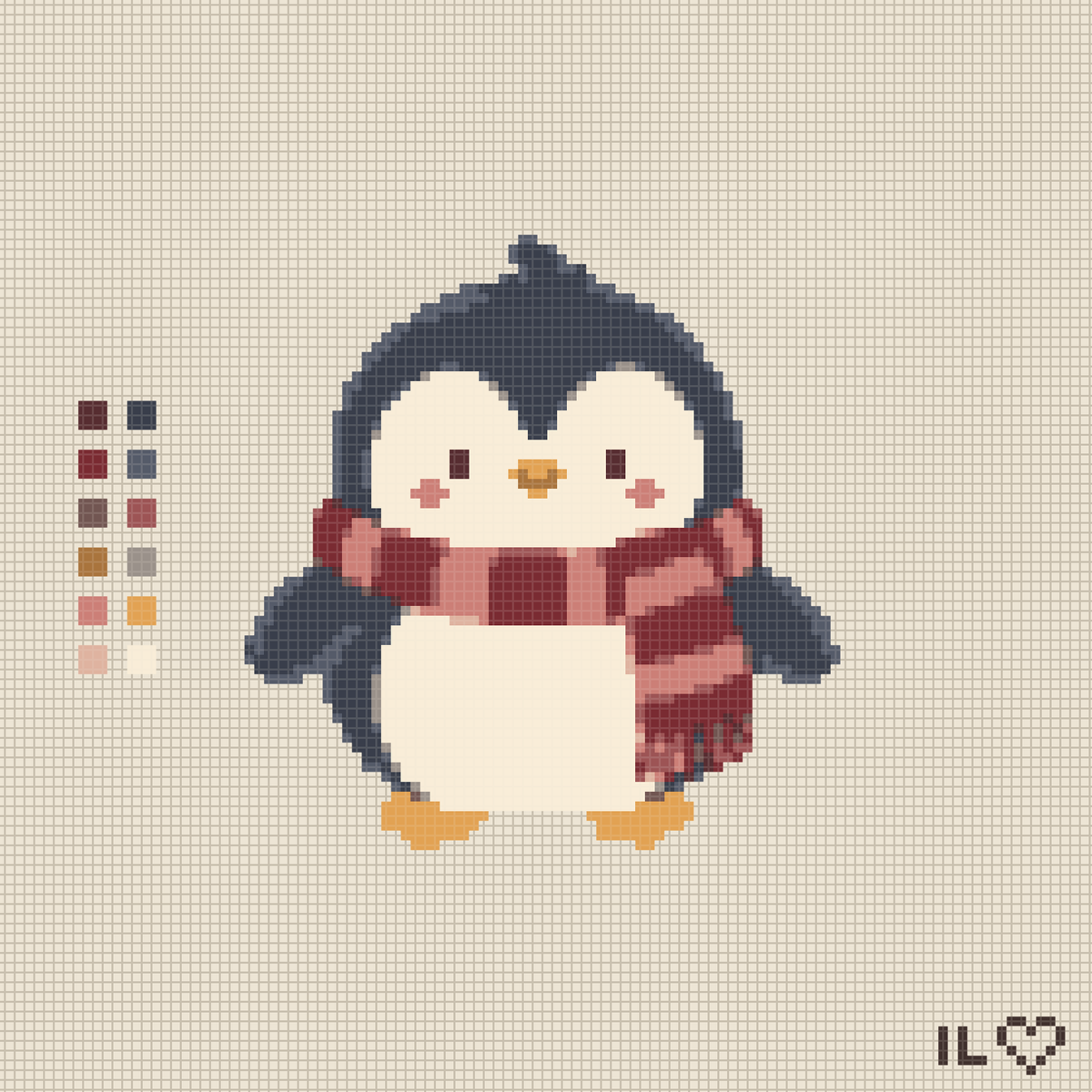 Friendly needlepoint series