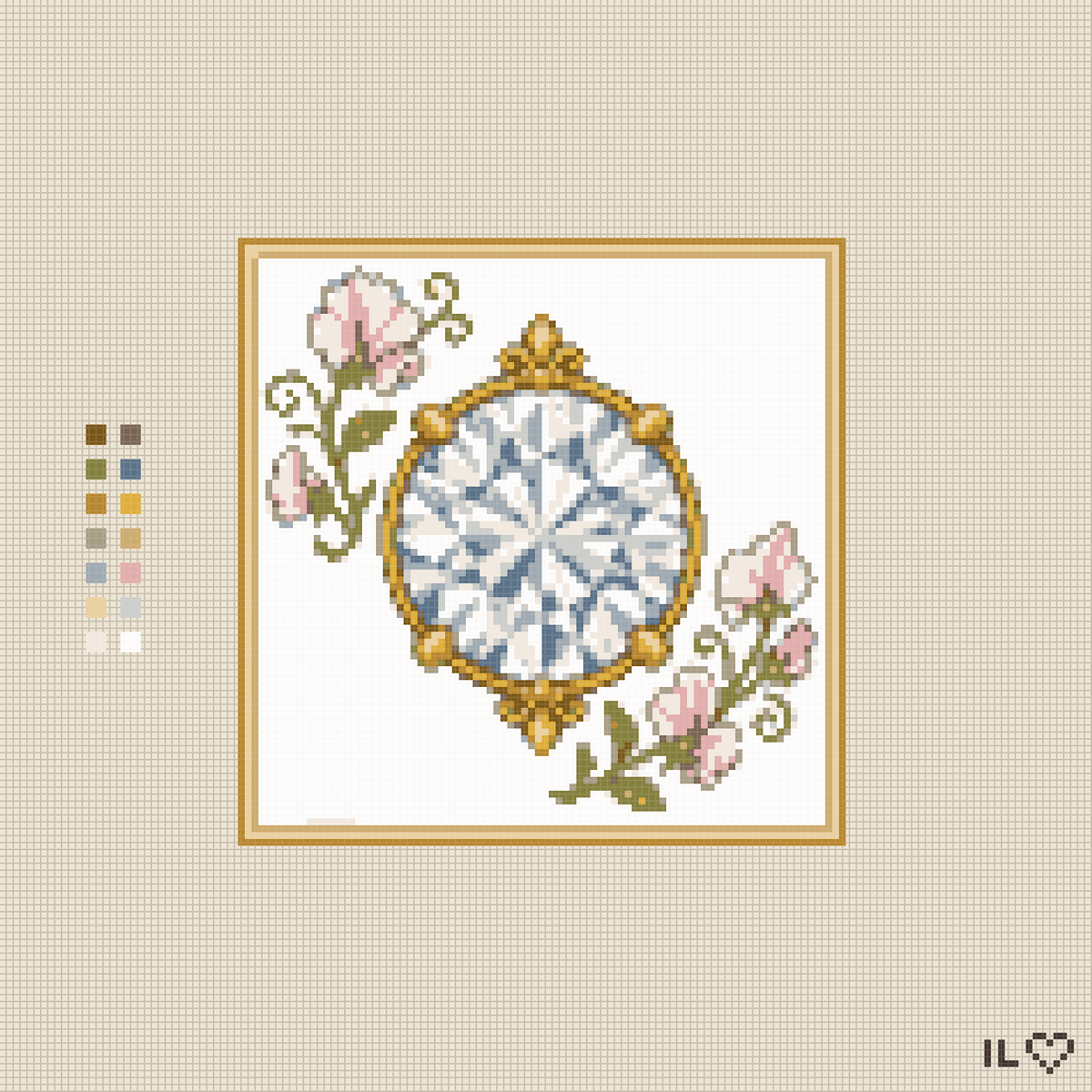 Gemstones needlepoint series