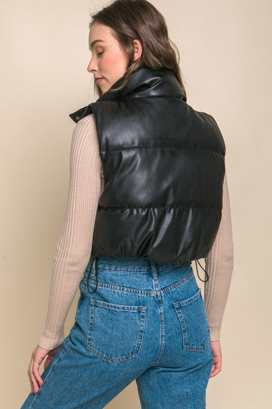 BACK TO BASICS CROPPED VEST
