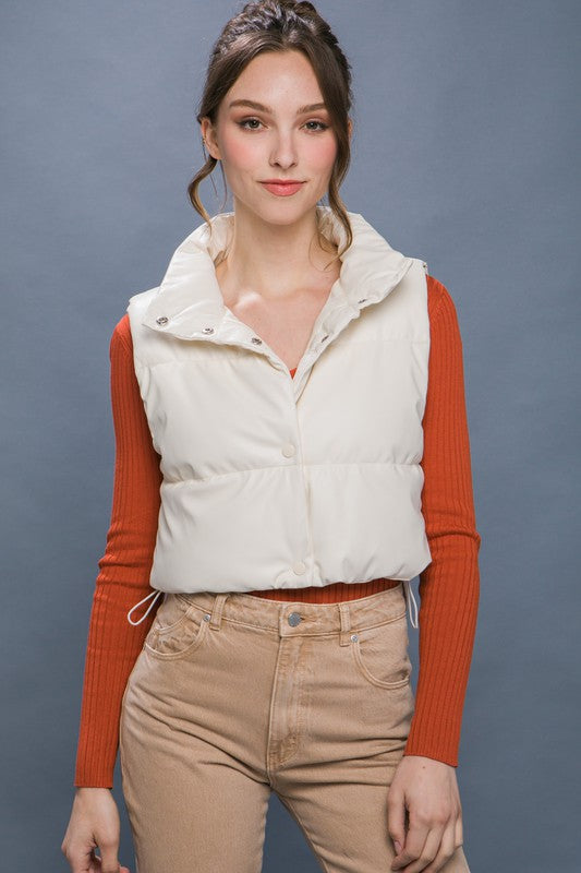 BACK TO BASICS CROPPED VEST