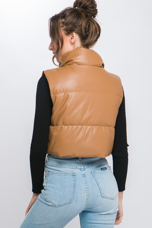 BACK TO BASICS CROPPED VEST