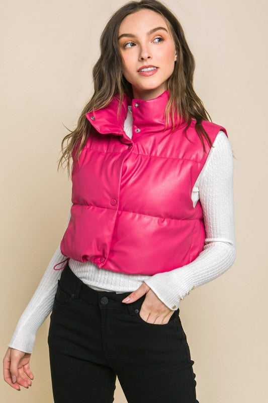 BACK TO BASICS CROPPED VEST