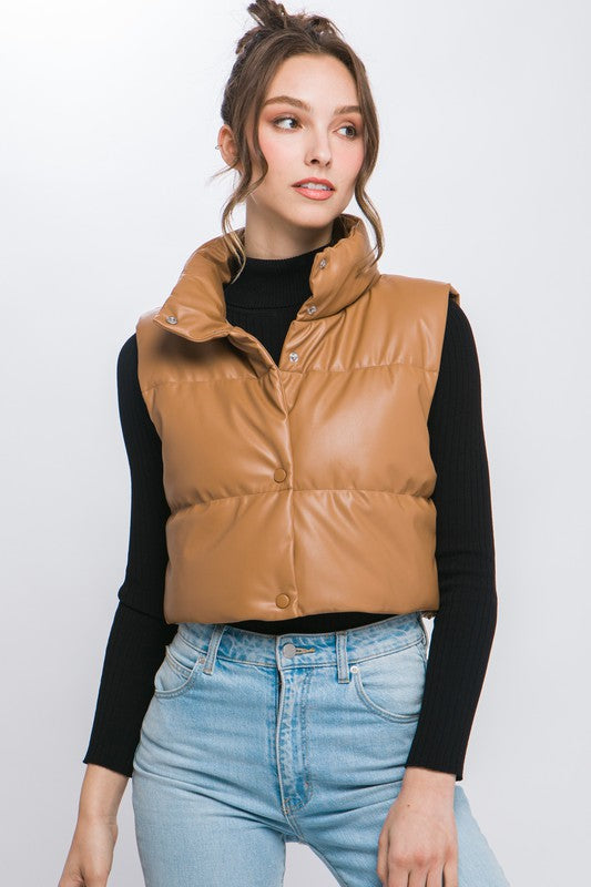 BACK TO BASICS CROPPED VEST
