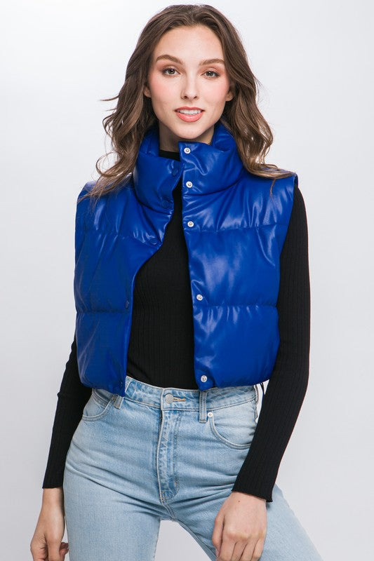 BACK TO BASICS CROPPED VEST