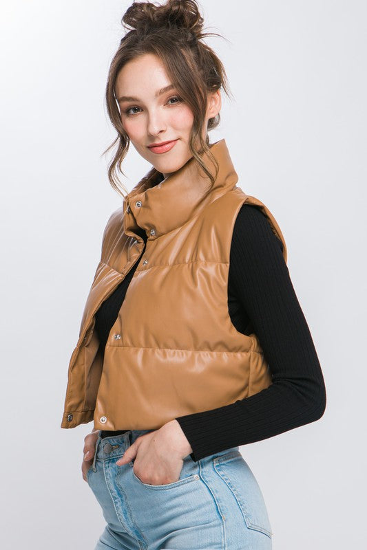 BACK TO BASICS CROPPED VEST