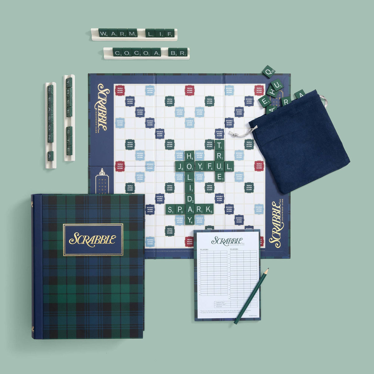 Scrabble Holiday Bookshelf Edition