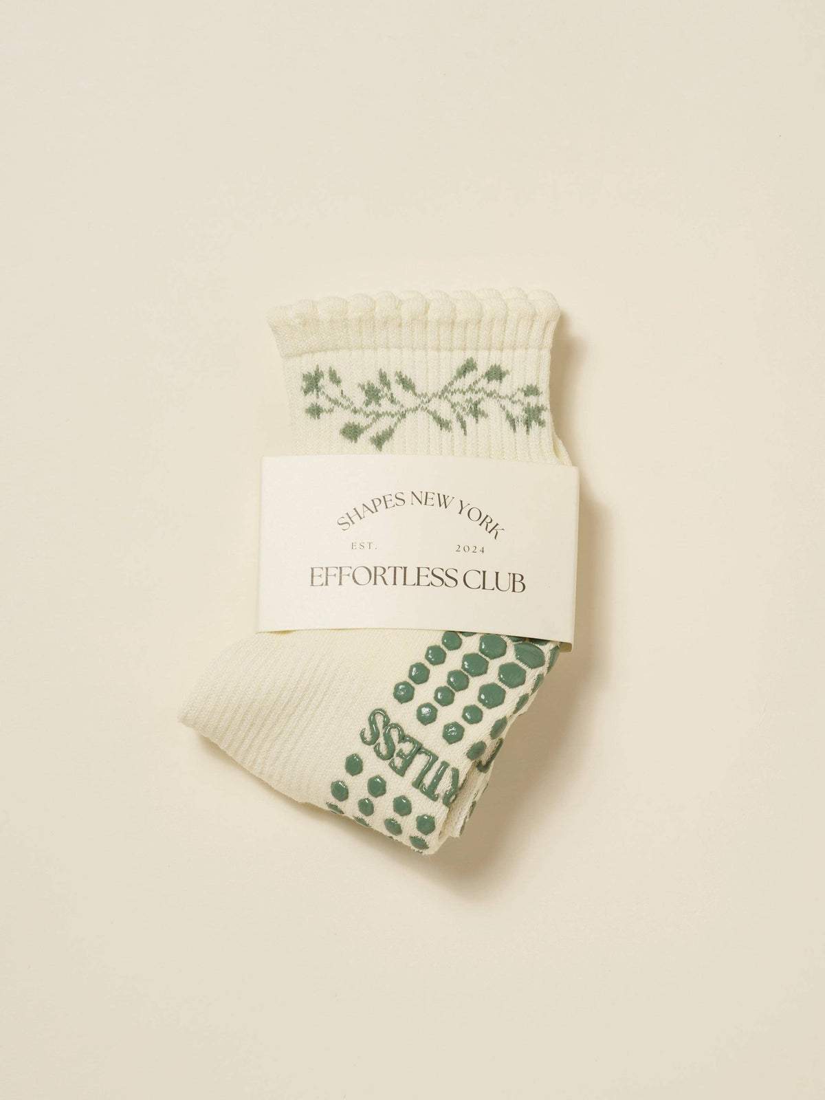 Garland socks folded in their band