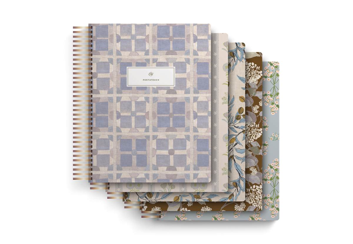ESV Spiral-Bound Journaling Bible, Five-Volume Set, Artist (Cover Artwork by Lulie Wallace)