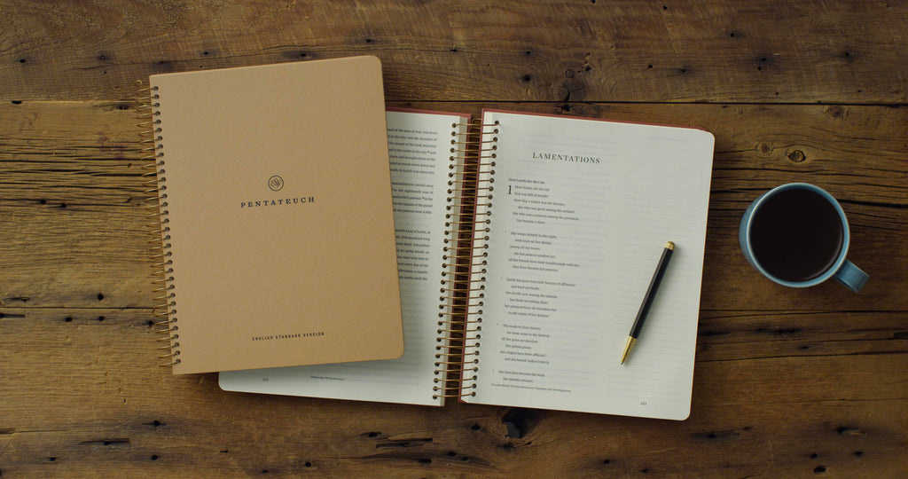 ESV Spiral-Bound Journaling Bible, Five-Volume Set, Hardcover