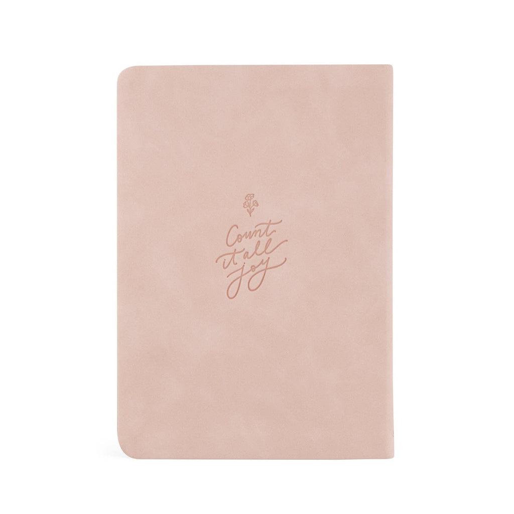 Back cover with "Count it all joy" in script