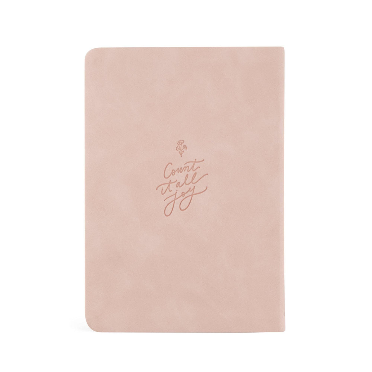 Back cover with "Count it all joy" in script