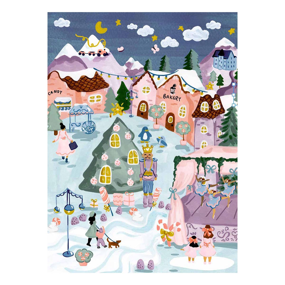Sugarplum Village 1000 Piece Christmas Puzzle