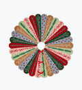 Holly Jolly Embroidered Tree Skirt