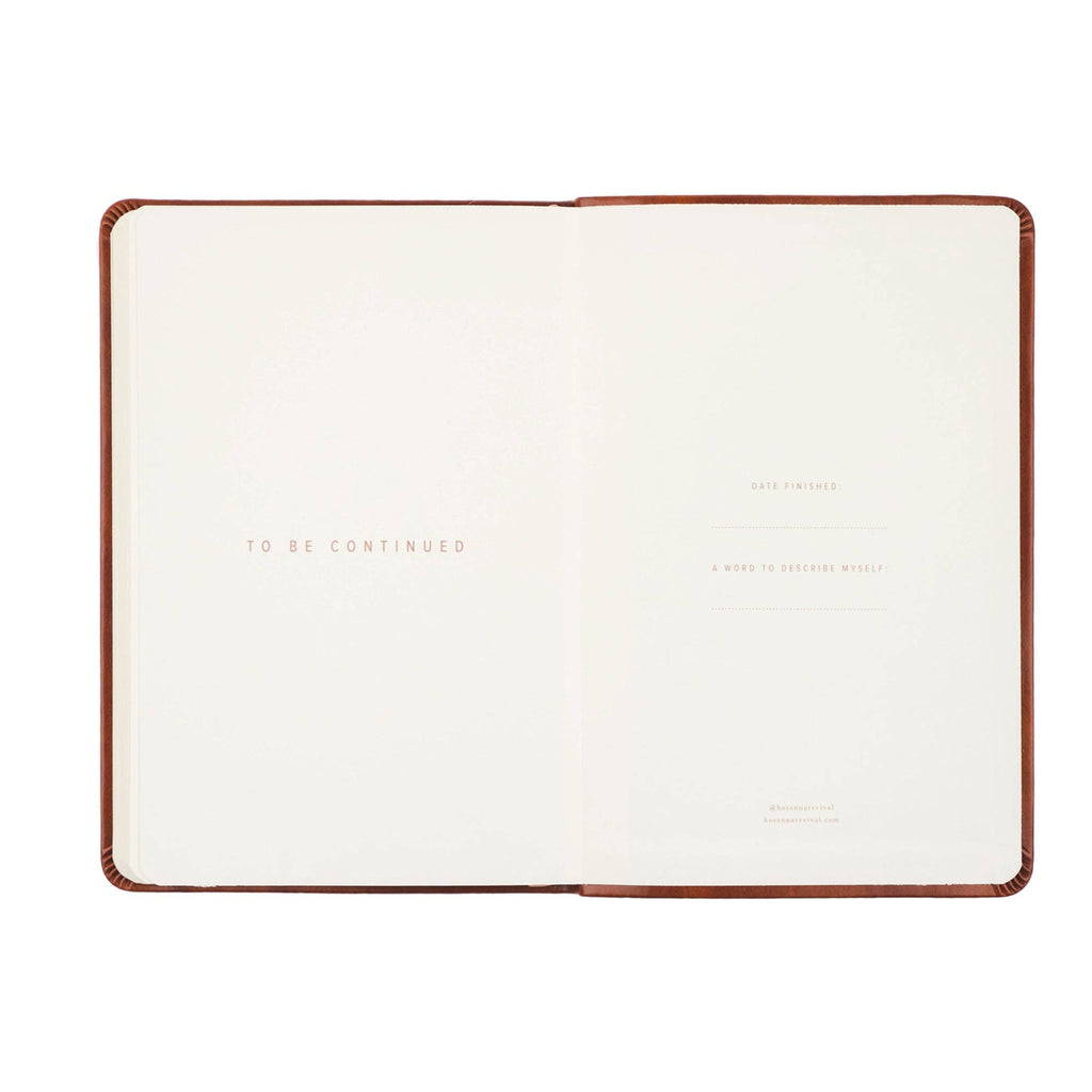 Closing pages reading "To be continued", with spaces for the date finished