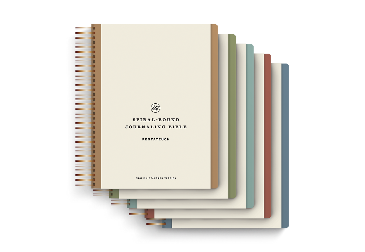 ESV Spiral-Bound Journaling Bible, Five-Volume Set, Hardcover