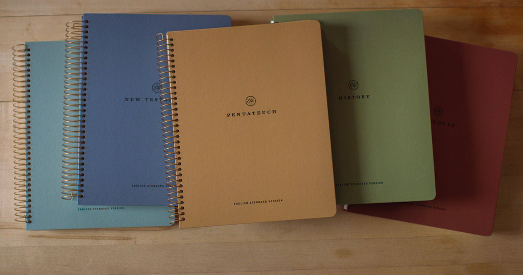 ESV Spiral-Bound Journaling Bible, Five-Volume Set, Hardcover