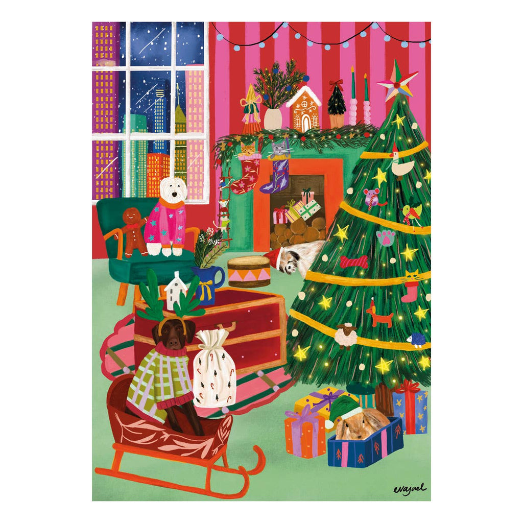 Furry & Festive 1000 Piece Jigsaw Puzzle