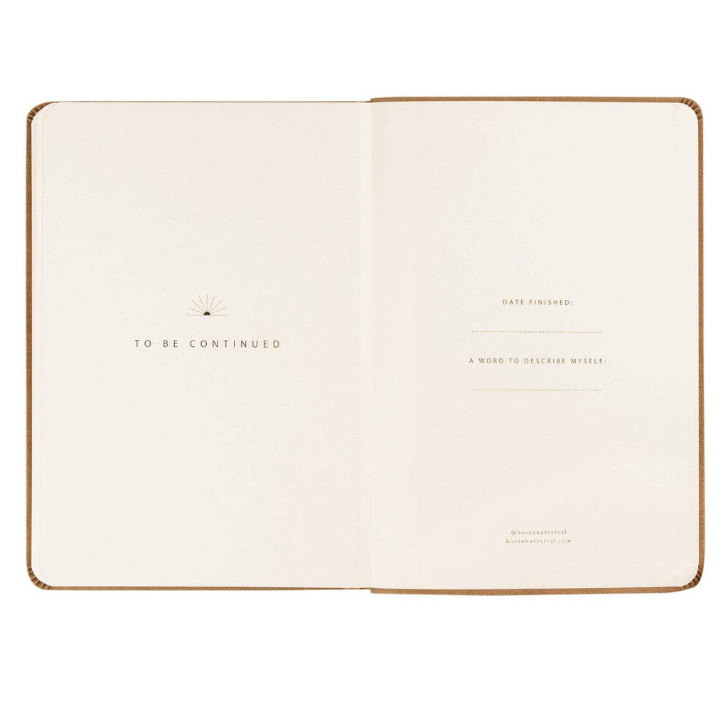 Closing pages reading "To be continued", with spaces for the date finished
