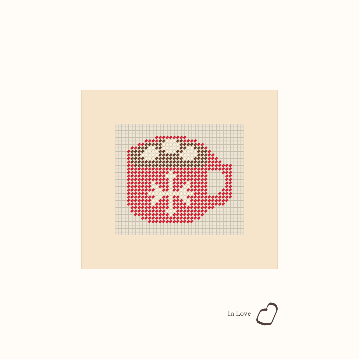Mini Hot Cocoa shown stitched